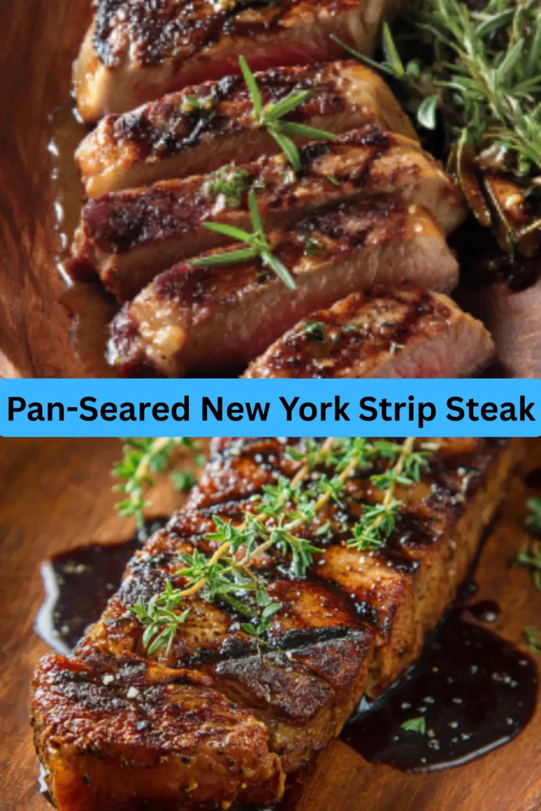 Pan-Seared New York Strip Steak
